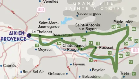 Le vignoble de Sainte-Victoire, sous l'oeil de Cezanne