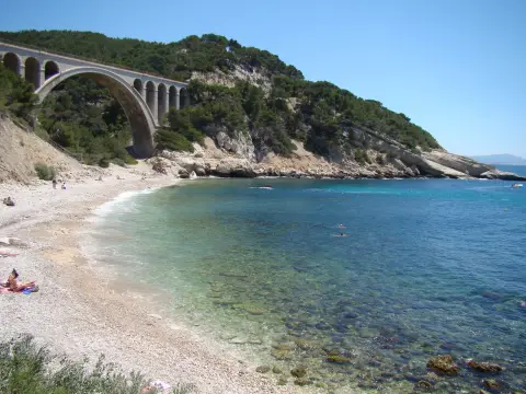 Plage de la calanque des Eaux Salées