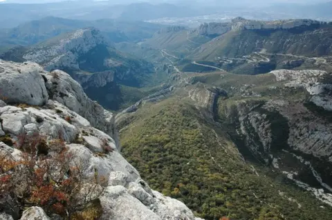 CUGES-LES-PINS - Crête de la Sainte-Baume et Jas de Frédéric