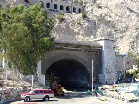 Tunnel du Rove Nordwestportal