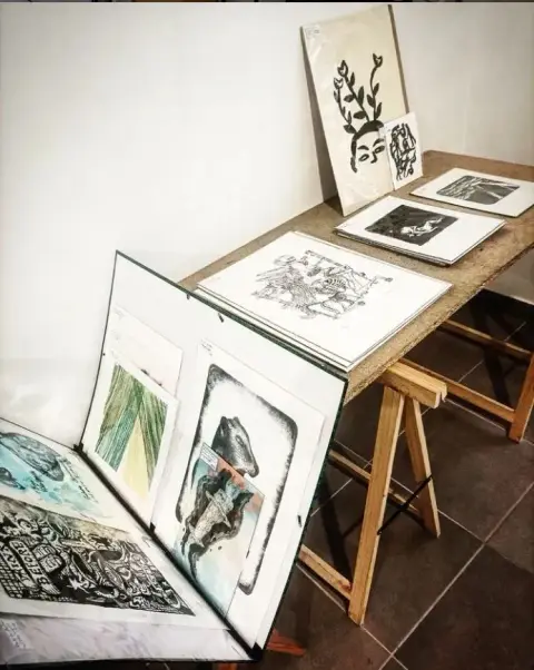 Atelier Les Animals imprimerie gravure et lithographie