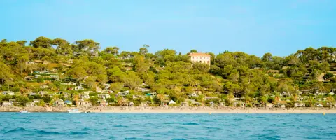 Plage du Camp du Domaine Bormes les Mimosas