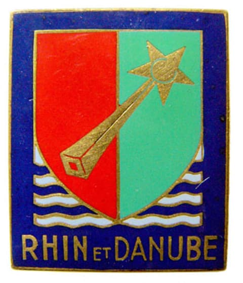 Plaque commémorative "Rhin et Danube"