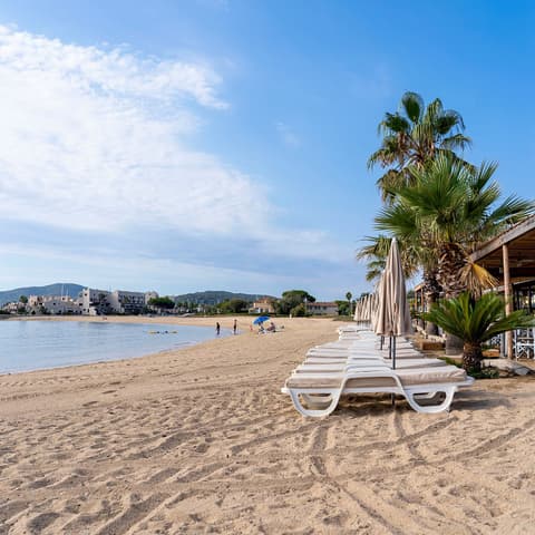 Plage de Port Grimaud Sud