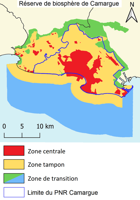 Réserve de biosphère de Camargue (zone centrale)