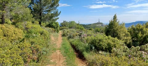 Aubagne et mont des Marseillais