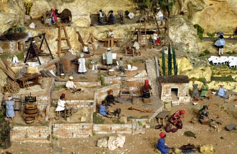 Crèche animée