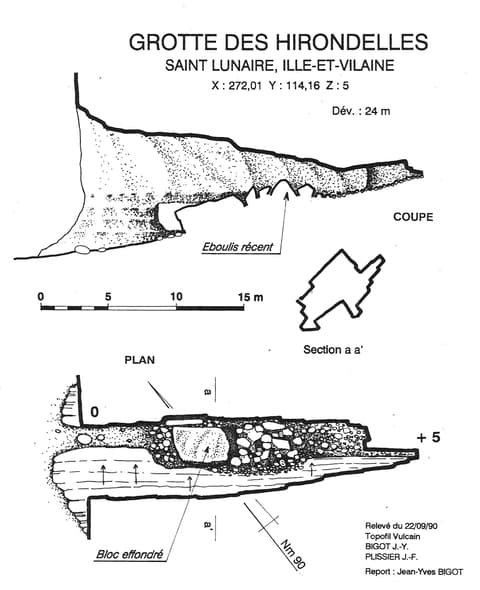 Grotte-tunnel des Hirondelles - Entrée nord